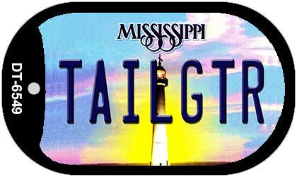 Tailgtr Mississippi Novelty Metal Dog Tag Necklace DT-6549