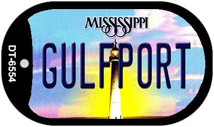Gulfport Mississippi Novelty Metal Dog Tag Necklace DT-6554