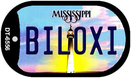 Biloxi Mississippi Novelty Metal Dog Tag Necklace DT-6556