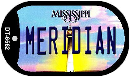 Meridian Mississippi Novelty Metal Dog Tag Necklace DT-6562