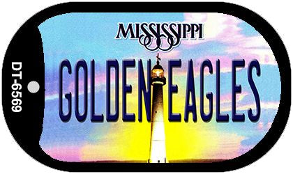 Golden Eagles Mississippi Novelty Metal Dog Tag Necklace DT-6569