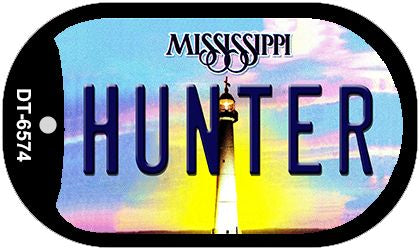 Hunter Mississippi Novelty Metal Dog Tag Necklace DT-6574