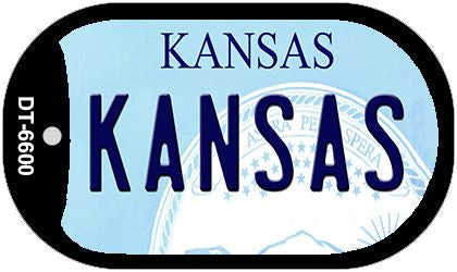 Kansas Novelty Metal Dog Tag Necklace DT-6600