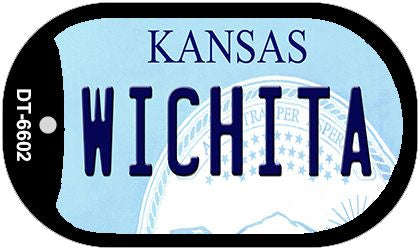 Wichita Kansas Novelty Metal Dog Tag Necklace DT-6602