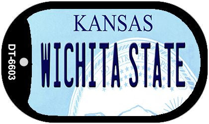 Wichita State Kansas Novelty Metal Dog Tag Necklace DT-6603