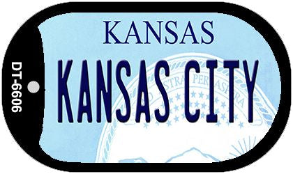 Kansas City Kansas Novelty Metal Dog Tag Necklace DT-6606