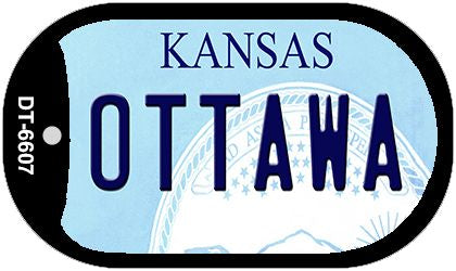Ottawa Kansas Novelty Metal Dog Tag Necklace DT-6607