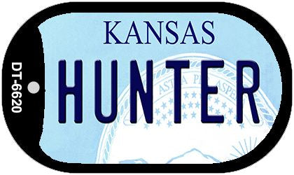 Hunter Kansas Novelty Metal Dog Tag Necklace DT-6620