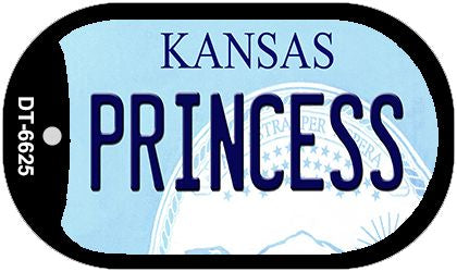 Princess Kansas Novelty Metal Dog Tag Necklace DT-6625