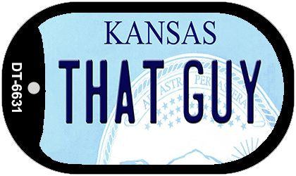 That Guy Kansas Novelty Metal Dog Tag Necklace DT-6631