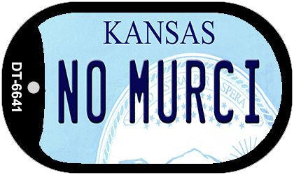 No Murci Kansas Novelty Metal Dog Tag Necklace DT-6641