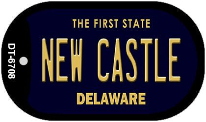 New Castle Delaware Novelty Metal Dog Tag Necklace DT-6708