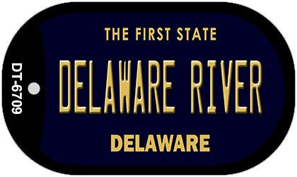 Delaware River Novelty Metal Dog Tag Necklace DT-6709