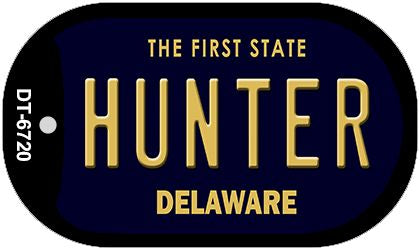 Hunter Delaware Novelty Metal Dog Tag Necklace DT-6720
