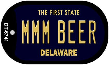 MMM Beer Delaware Novelty Metal Dog Tag Necklace DT-6741