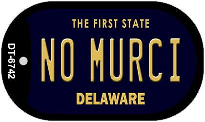 No Murci Delaware Novelty Metal Dog Tag Necklace DT-6742