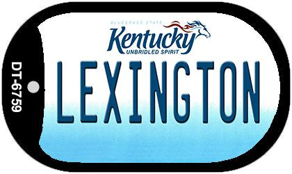Kentucky Lexington Novelty Metal Dog Tag Necklace DT-6759