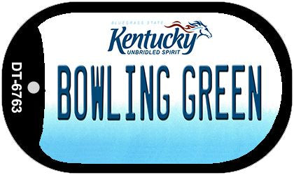 Kentucky Bowling Green Novelty Metal Dog Tag Necklace DT-6763