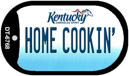 Kentucky Home Cookin Novelty Metal Dog Tag Necklace DT-6768