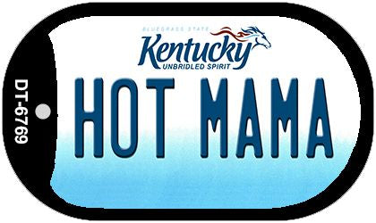 Kentucky Hot Mama Novelty Metal Dog Tag Necklace DT-6769