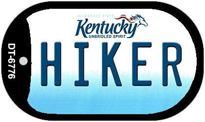 Kentucky Hiker Novelty Metal Dog Tag Necklace DT-6776