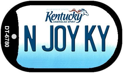 Kentucky N Joy KY Novelty Metal Dog Tag Necklace DT-6780