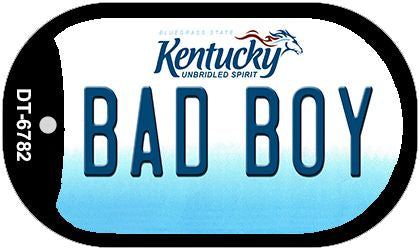 Kentucky Bad Boy Novelty Metal Dog Tag Necklace DT-6782