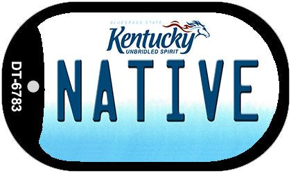 Kentucky Native Novelty Metal Dog Tag Necklace DT-6783