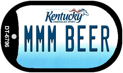 Kentucky MMMBeer Novelty Metal Dog Tag Necklace DT-6796