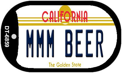 MMM Beer California Novelty Metal Dog Tag Necklace DT-6859