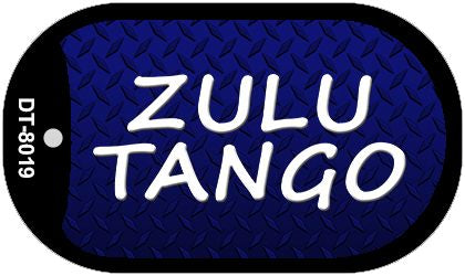 Zulu Tango Novelty Dog Tag Necklace DT-8019