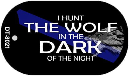 Hunt The Wolf Novelty Dog Tag Necklace DT-8021