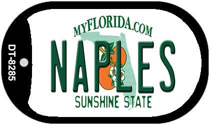 Naples Florida Novelty Metal Dog Tag Necklace DT-8285