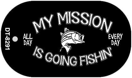 My Mission Novelty Metal Dog Tag Necklace DT-8291
