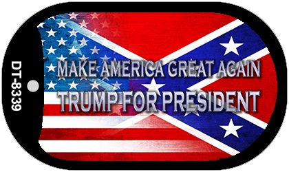 Make America Great Novelty Metal Dog Tag Necklace DT-8339