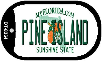 Pine Island Florida Novelty Metal Dog Tag Necklace DT-8364