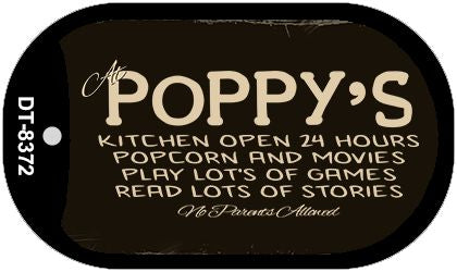 Poppys Kitchen Novelty Metal Dog Tag Necklace DT-8372