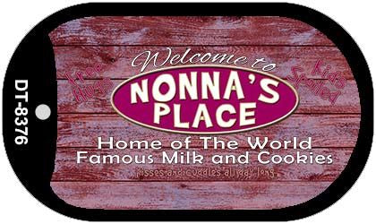 Nonnas Place Novelty Metal Dog Tag Necklace DT-8376
