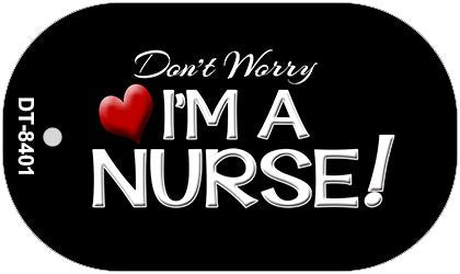 Im A Nurse Novelty Metal Dog Tag Necklace DT-8401