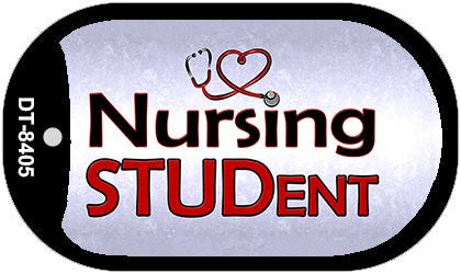 Nursing Student Novelty Metal Dog Tag Necklace DT-8405