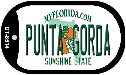 Punta Gorda Florida Novelty Metal Dog Tag Necklace DT-8514