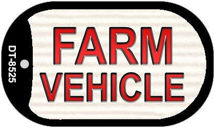 Farm Vehicle Novelty Metal Dog Tag Necklace DT-8525