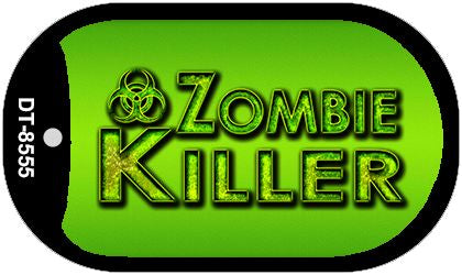 Zombie Killer Metal Novelty Dog Tag Necklace DT-8555