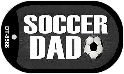 Soccer Dad Novelty Metal Dog Tag Necklace DT-8566