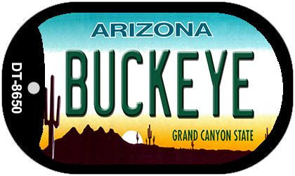 Buckeye Arizona Novelty Metal Dog Tag Necklace DT-8650