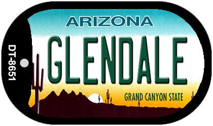 Glendale Arizona Novelty Metal Dog Tag Necklace DT-8651