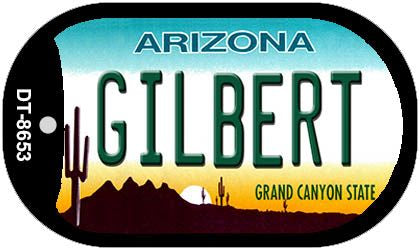 Gilbert Arizona Novelty Metal Dog Tag Necklace DT-8653
