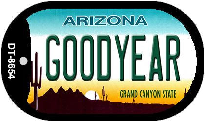 Goodyear Arizona Novelty Metal Dog Tag Necklace DT-8654