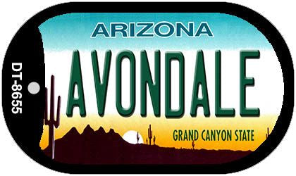 Avondale Arizona Novelty Metal Dog Tag Necklace DT-8655