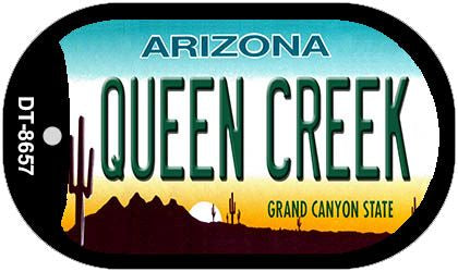 Queen Creek Arizona Novelty Metal Dog Tag Necklace DT-8657